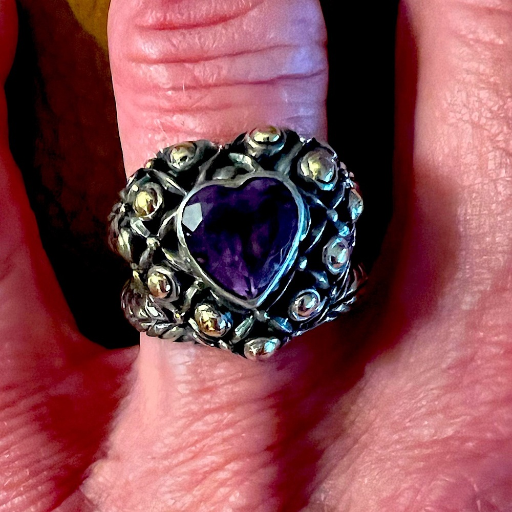 John Hardy Amethyst Ring NEW